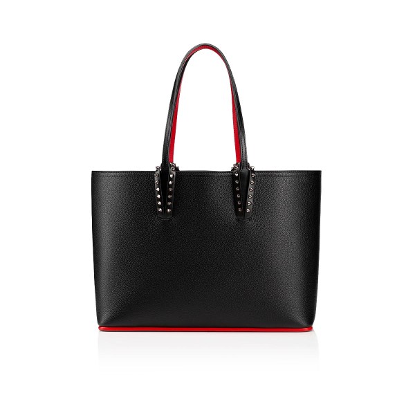 Black Women's Christian Louboutin Cabata Small Totes | rbyP6qdz