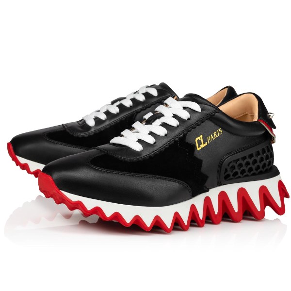 Black Women's Christian Louboutin Loubishark Sneakers | GHzvsefR