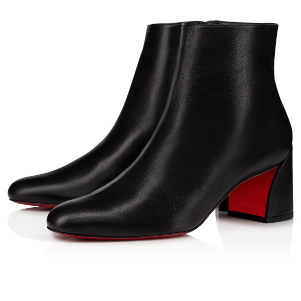 Black Women's Christian Louboutin Turela Ankle Boots | Nki86teC