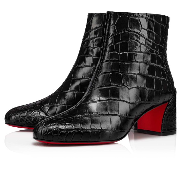 Black Women's Christian Louboutin Turela Ankle Boots | t2laql3b