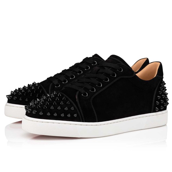 Black Women's Christian Louboutin Vieira 2 Sneakers | MHV4Fyk5