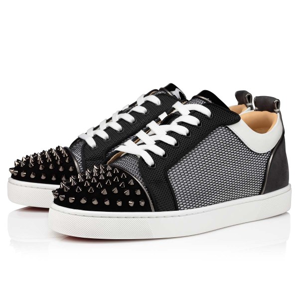 Multicolor Men's Christian Louboutin Louis Junior Spikes Low Top Sneakers | SX7AFjut