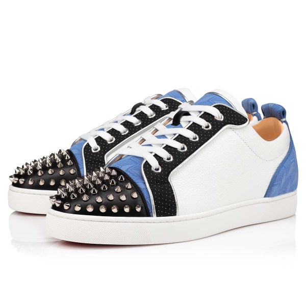 Multicolor Men's Christian Louboutin Louis Junior Spikes Low Top Sneakers | WEMpOzoz