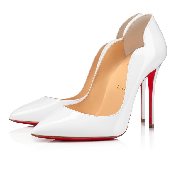 White Women's Christian Louboutin Hot Chick Heels | LeERuNya