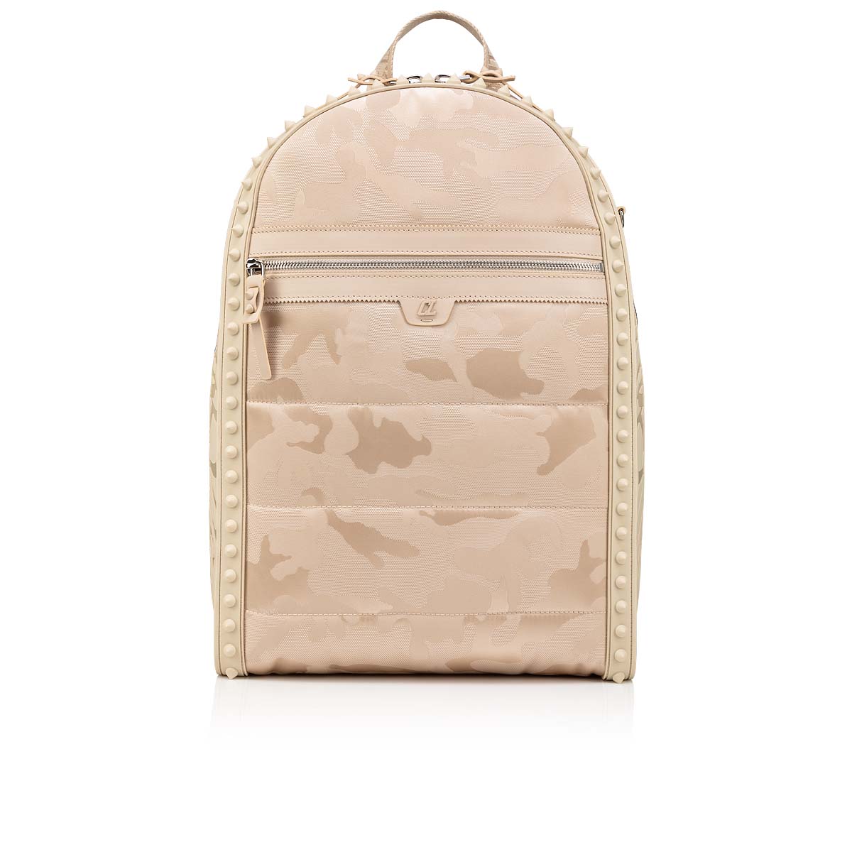 Beige Men\'s Christian Louboutin Backparis Backpacks | 6ufZs9vG