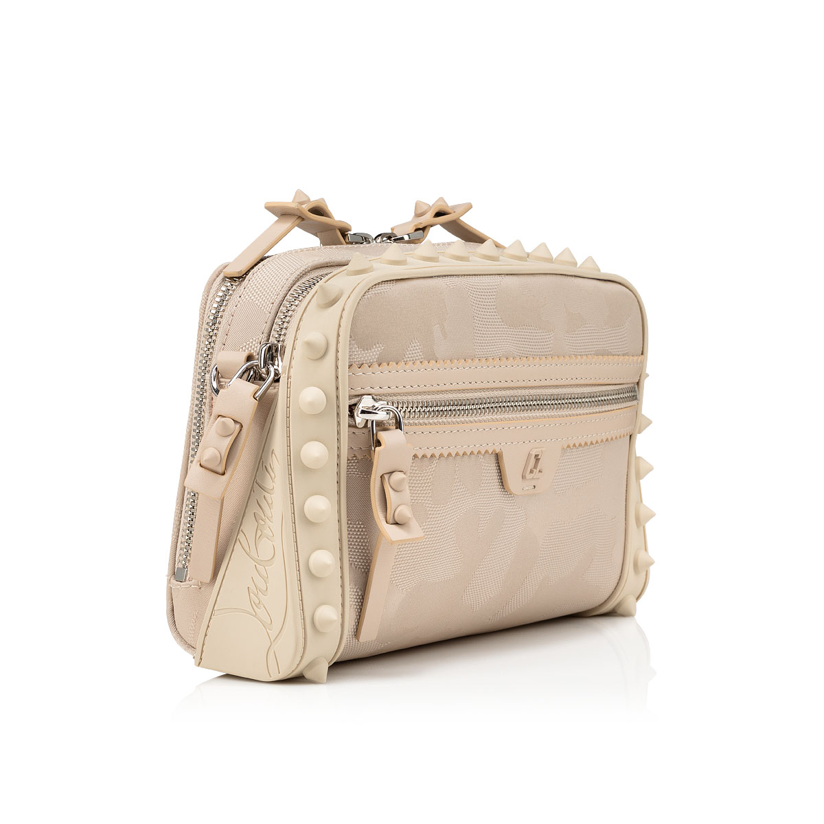 Beige Men's Christian Louboutin Loubitown Messenger Bags | yUFf6AKV