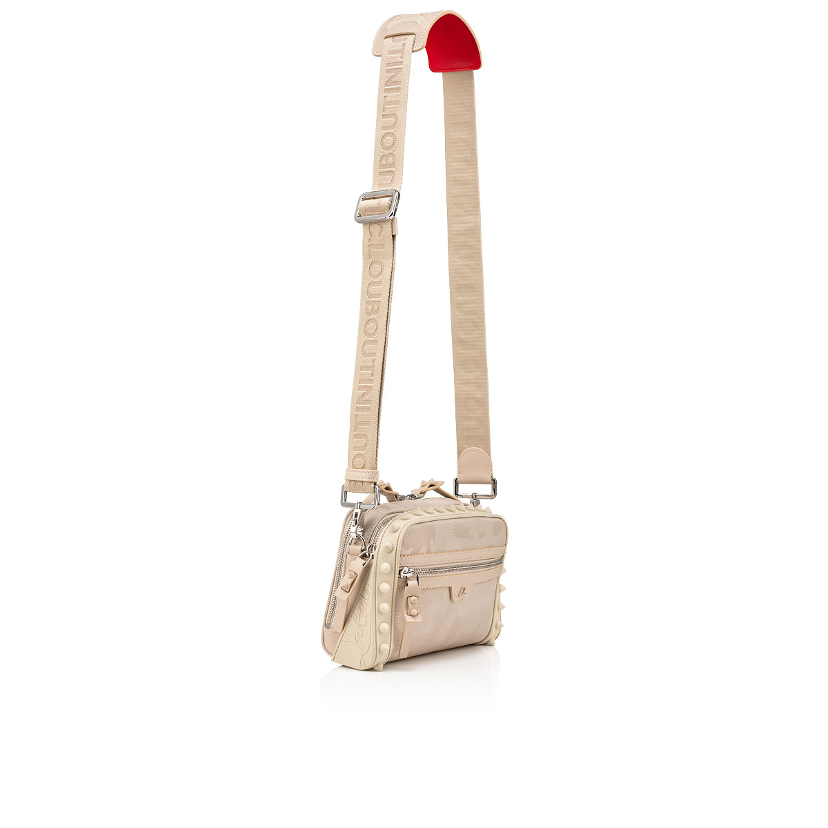 Beige Men's Christian Louboutin Loubitown Messenger Bags | yUFf6AKV