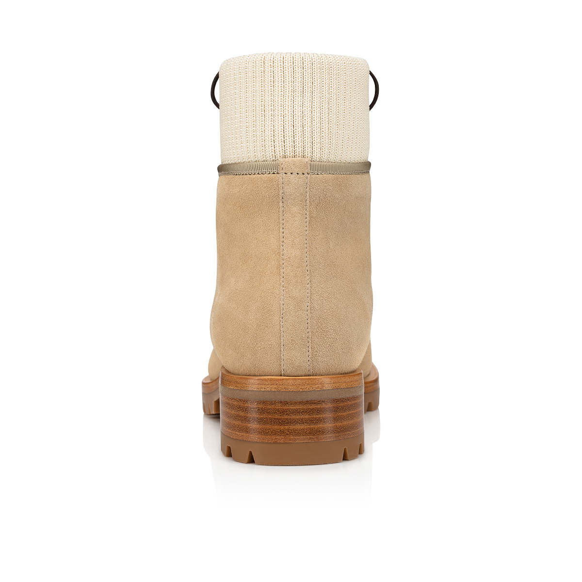 Beige Men's Christian Louboutin Trapman Ankle Boots | KZiQKbRw