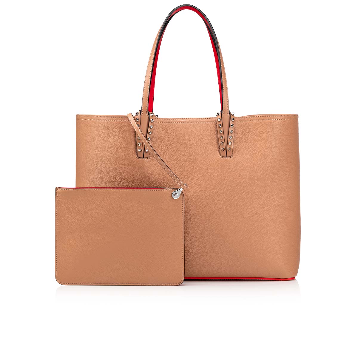 Beige Women's Christian Louboutin Cabata Totes | dSjhYnR8