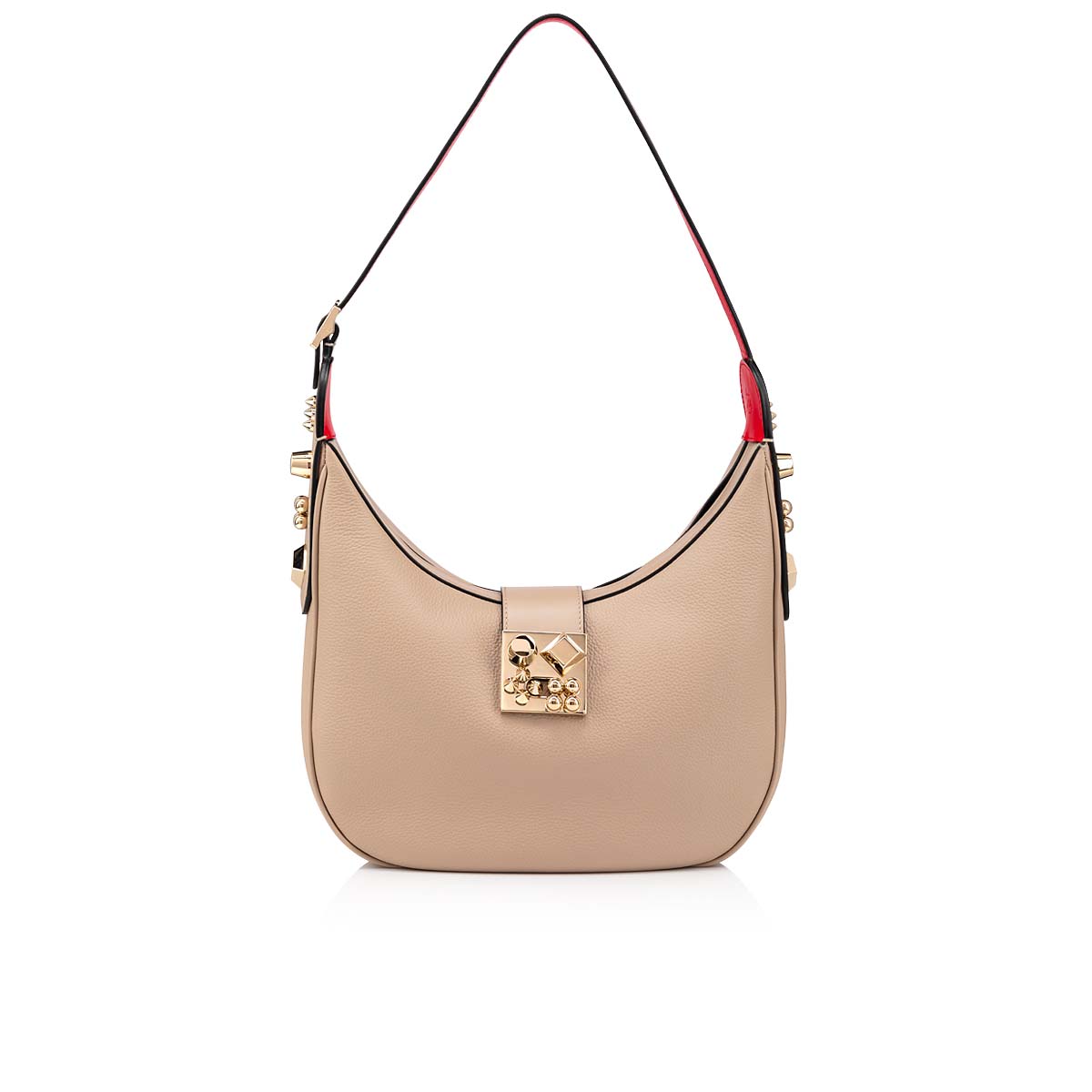 Beige Women\'s Christian Louboutin Carasky Small Cross-body Bags | mqDG5riM