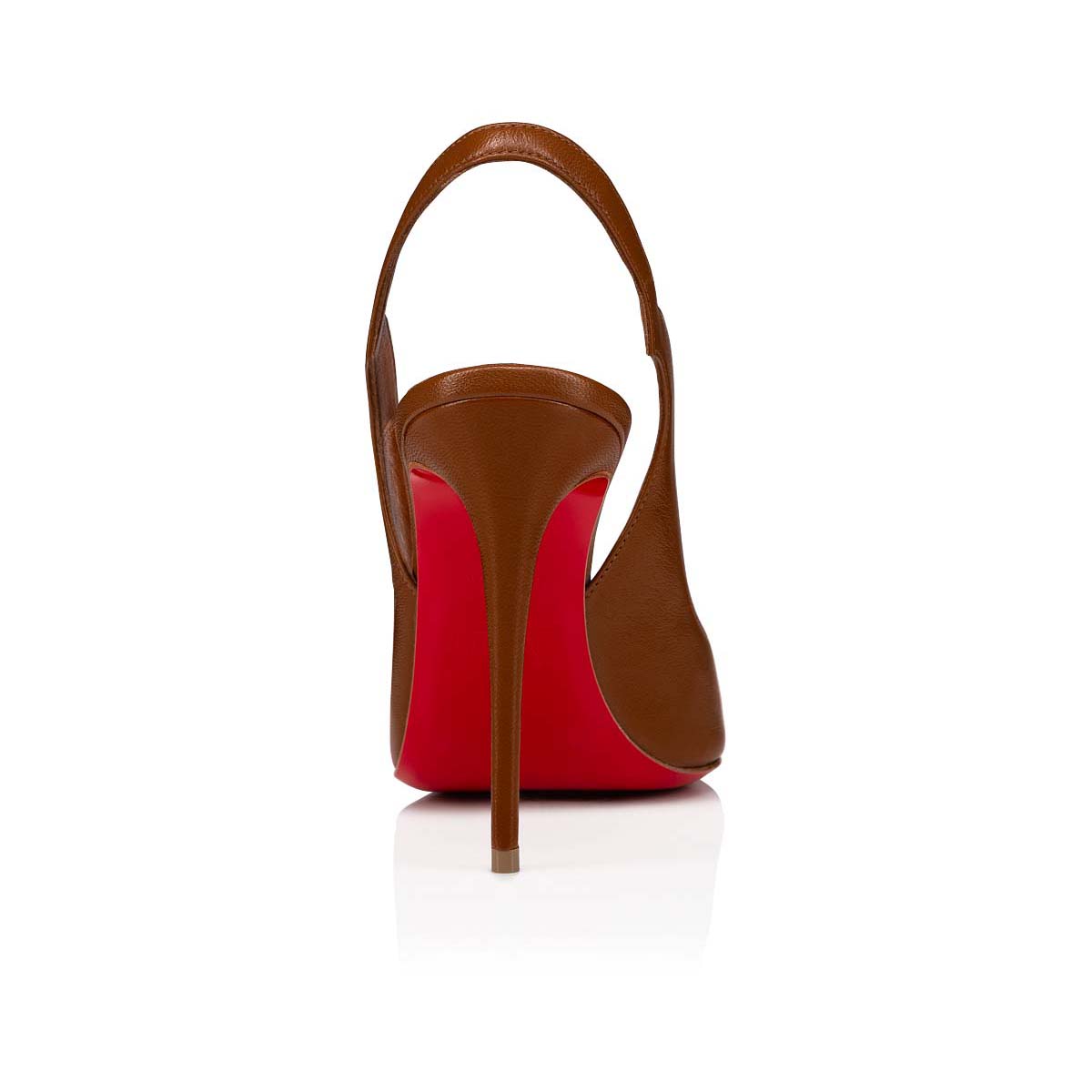 Beige Women's Christian Louboutin Hot Chick Sling Heels | EeUszTQi