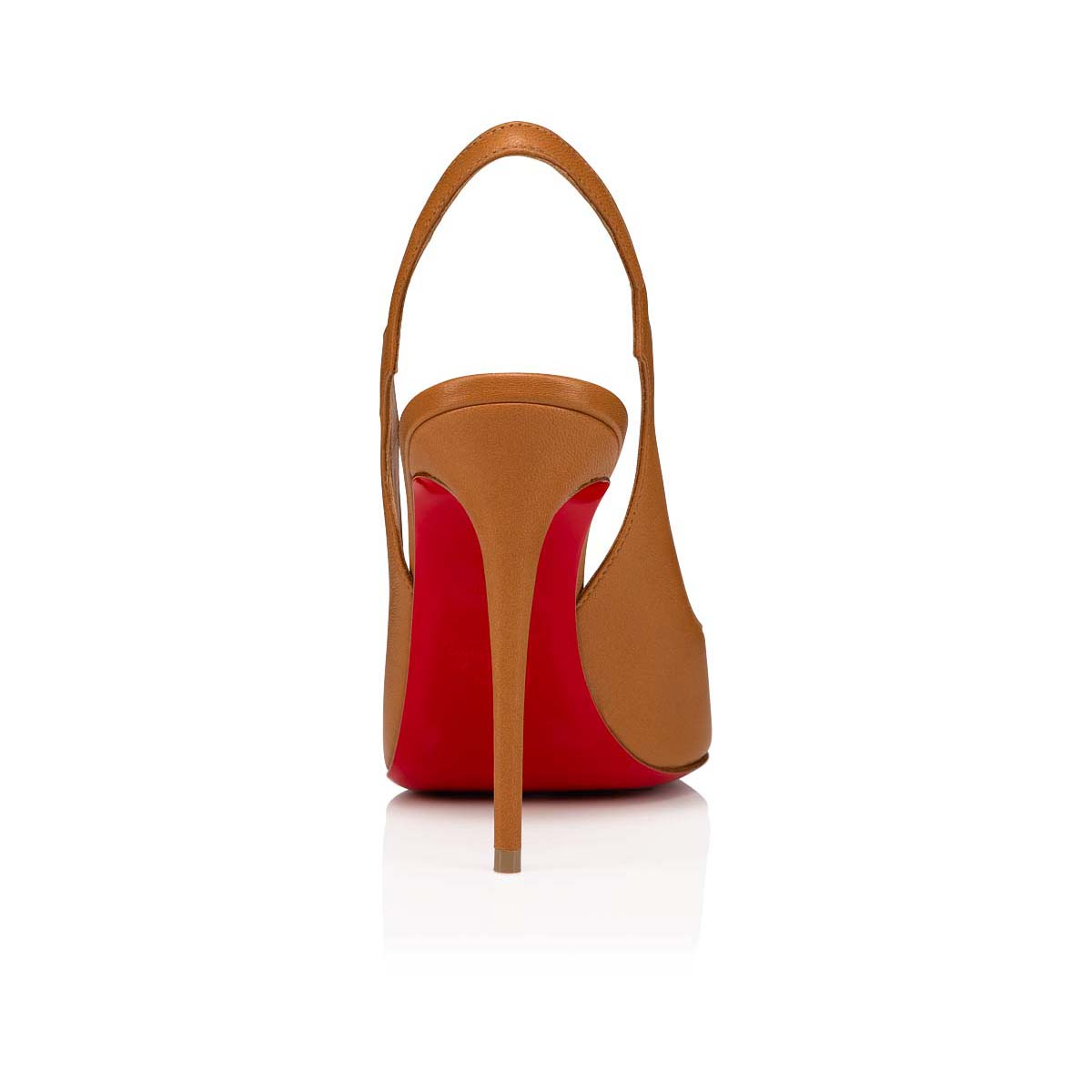 Beige Women's Christian Louboutin Hot Chick Sling Heels | oHhnAHpW