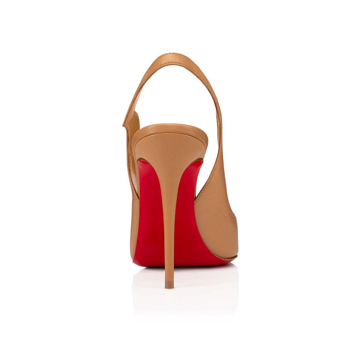 Beige Women's Christian Louboutin Hot Chick Sling Heels | w6wf6y93