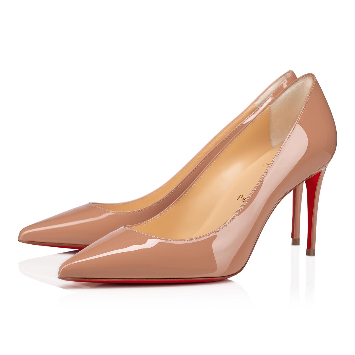 Beige Women\'s Christian Louboutin Kate Heels | B9XSW7Vb