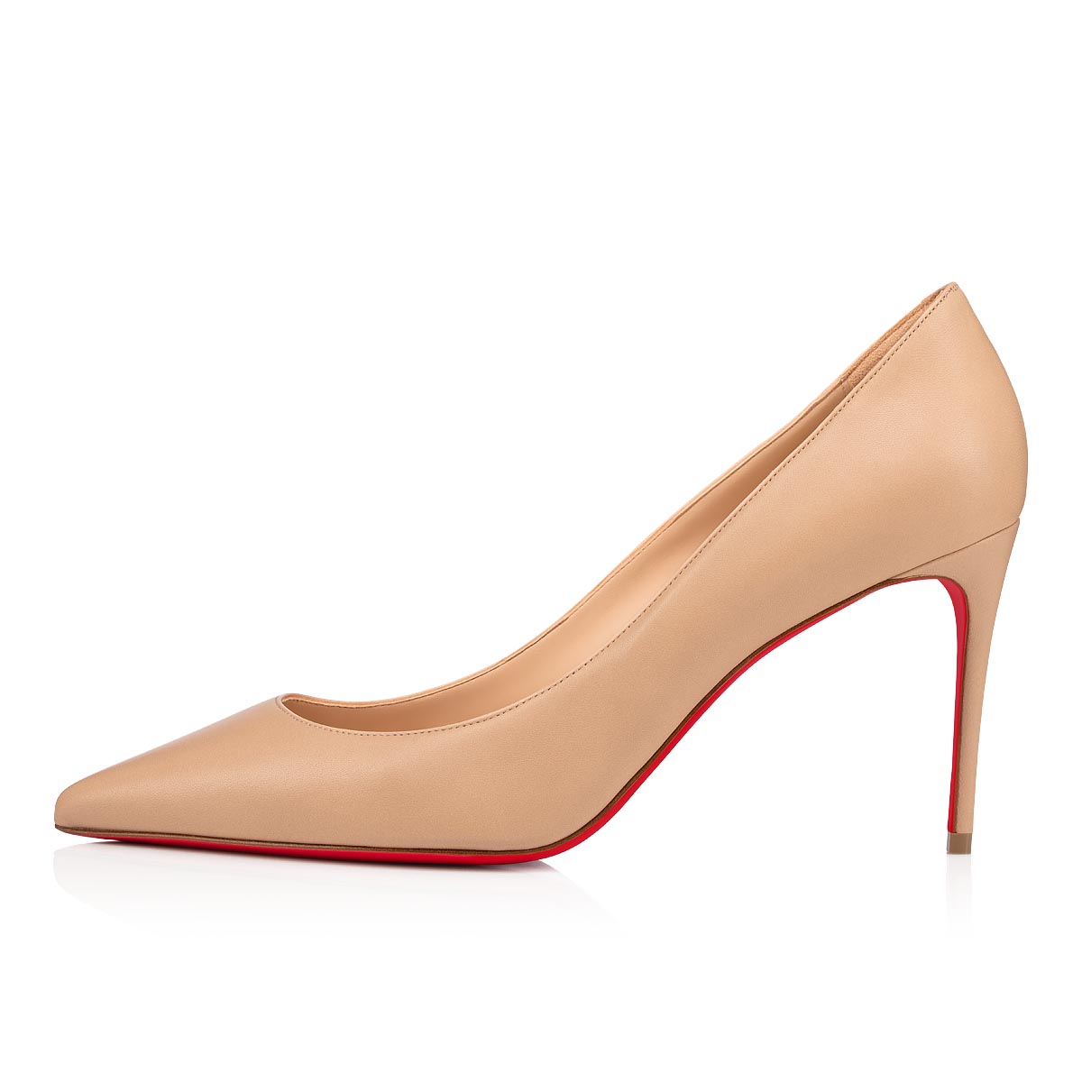 Beige Women's Christian Louboutin Kate Heels | R7ST7Urs