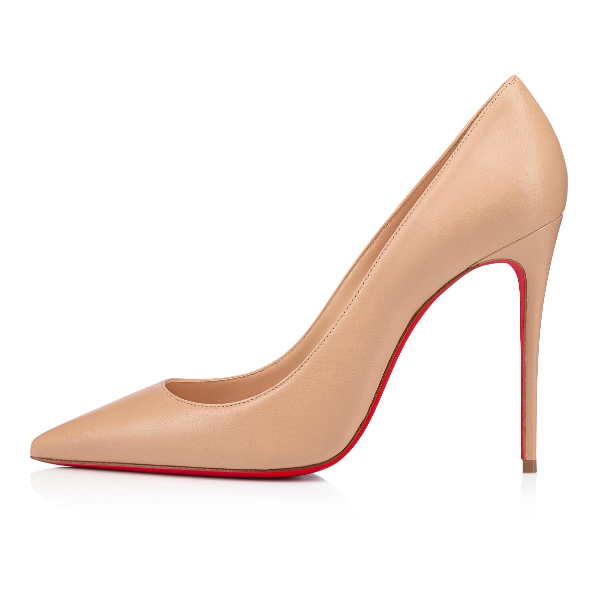 Beige Women's Christian Louboutin Kate Heels | VmID8i9o