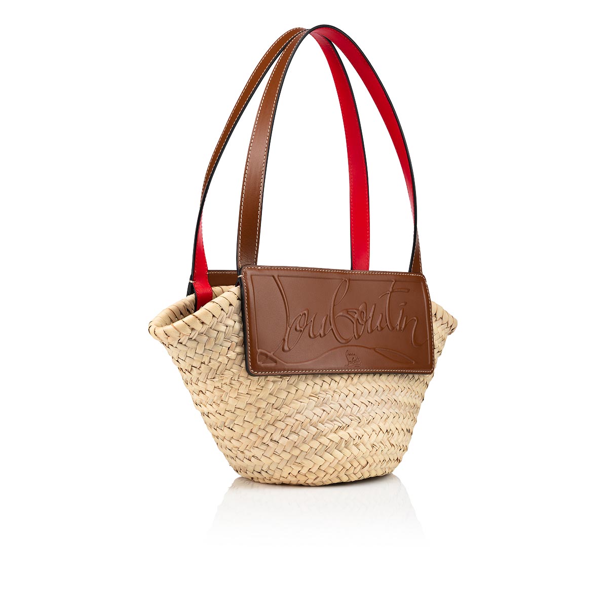 Beige Women's Christian Louboutin Loubishore Small Baskets | iE23AvcM