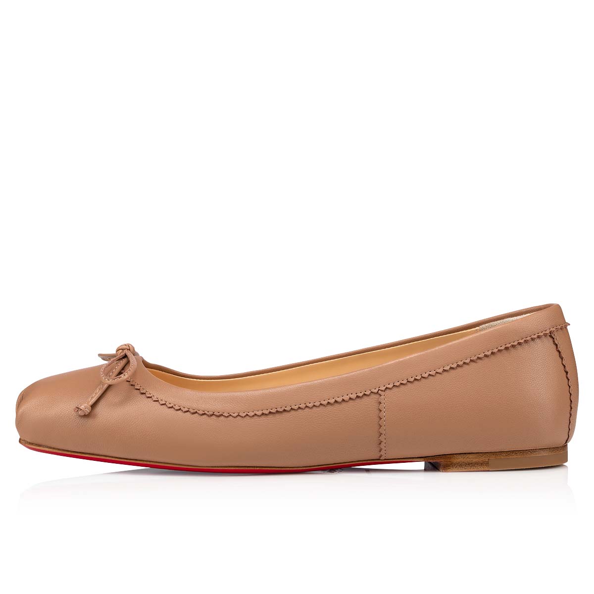 Beige Women's Christian Louboutin Mamadrague Flats | IIBXsAMQ