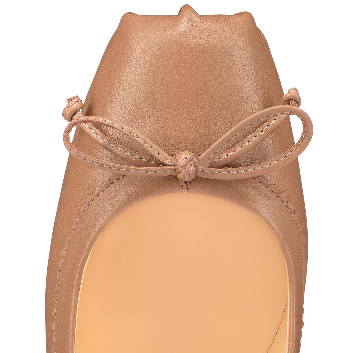 Beige Women's Christian Louboutin Mamadrague Flats | IIBXsAMQ