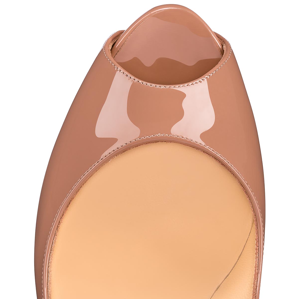 Beige Women's Christian Louboutin New Very Privé Platforms | Duzq6IWl