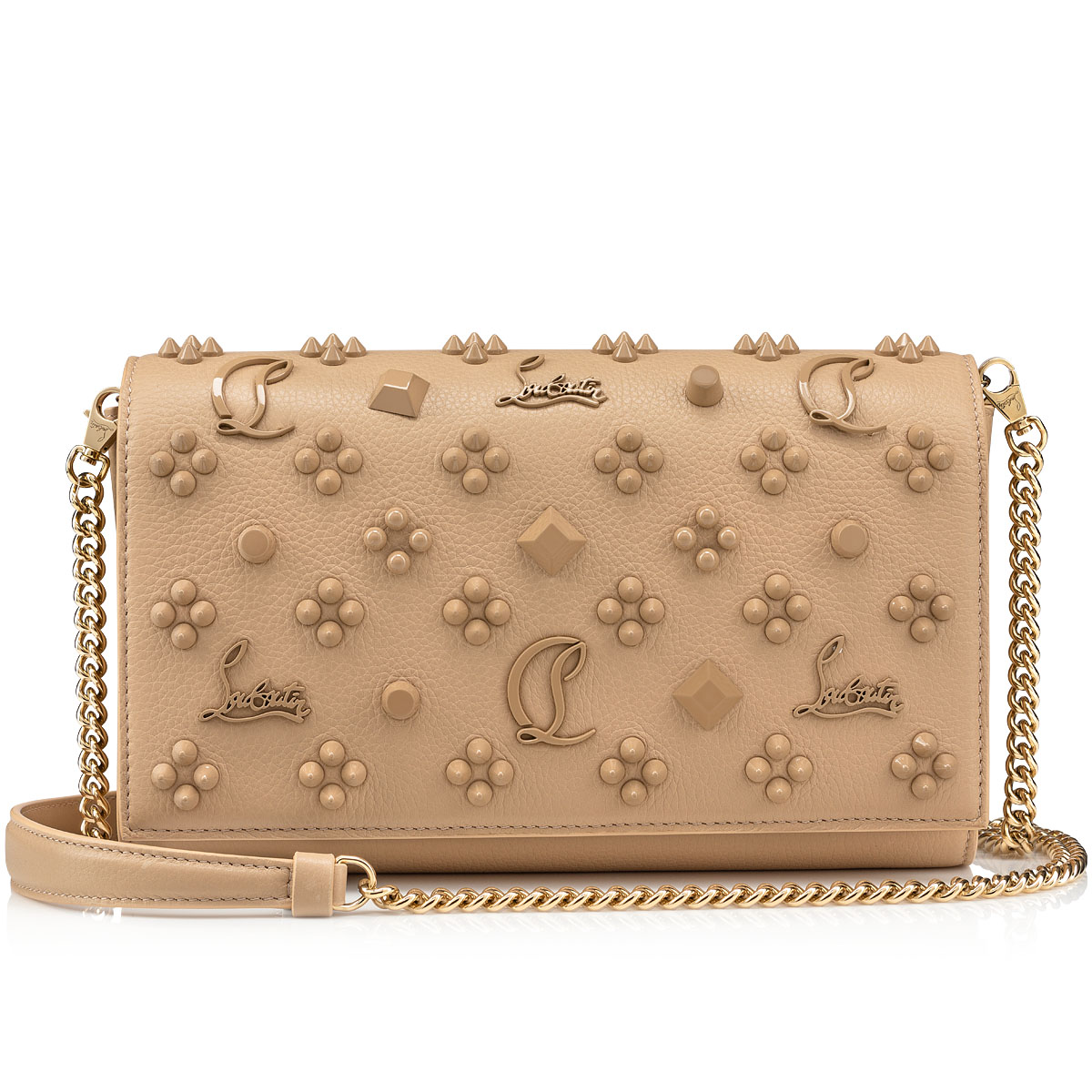 Beige Women\'s Christian Louboutin Paloma Cross-body Bags | KipFZ0kB