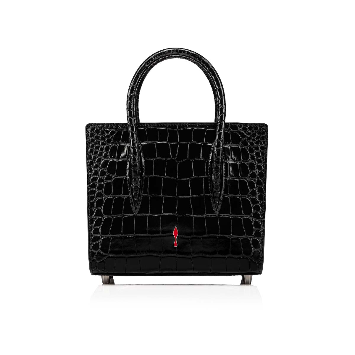 Black / Black Women's Christian Louboutin Paloma Mini Top Handles | KDZWspfm