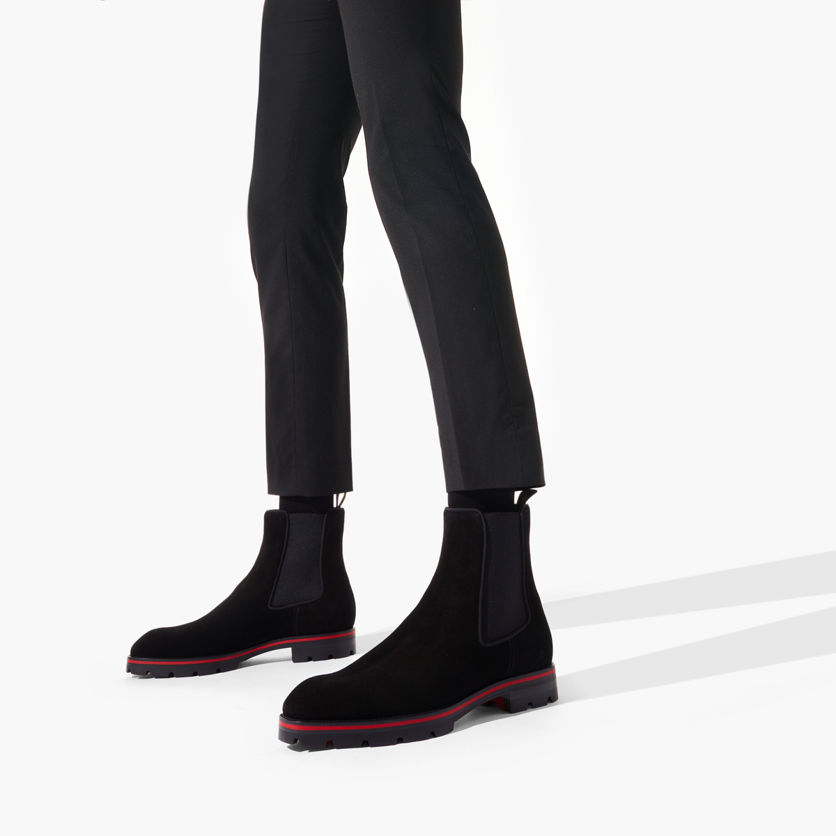 Black Men's Christian Louboutin Alpinono Ankle Boots | 0Y5fqchz