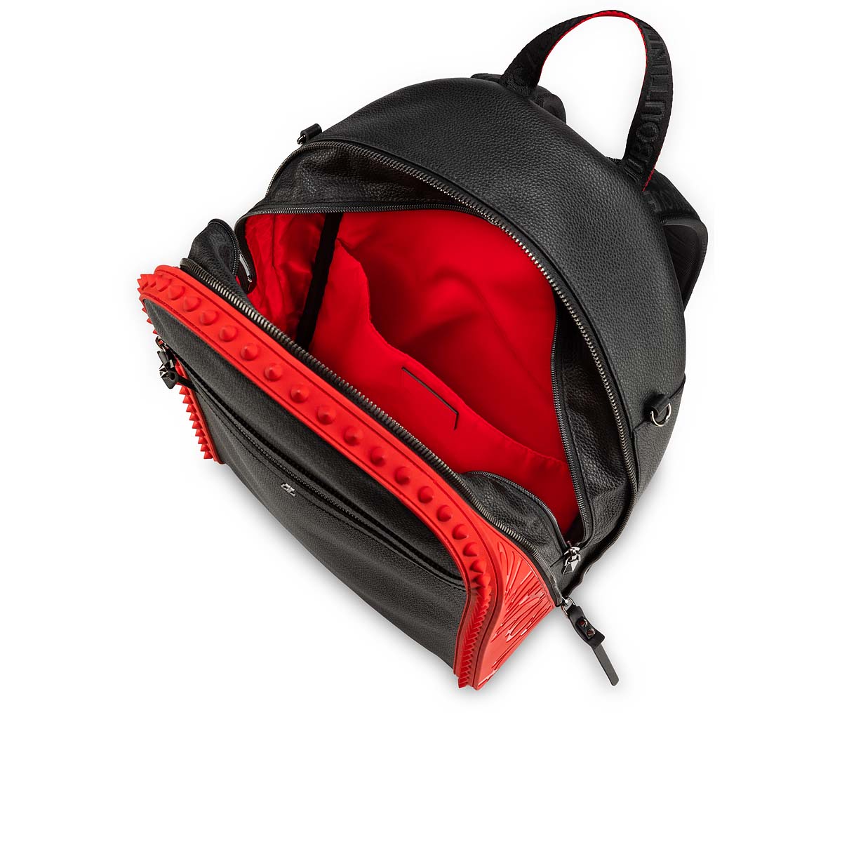 Black Men's Christian Louboutin Backparis Backpacks | Bs9SNlLi