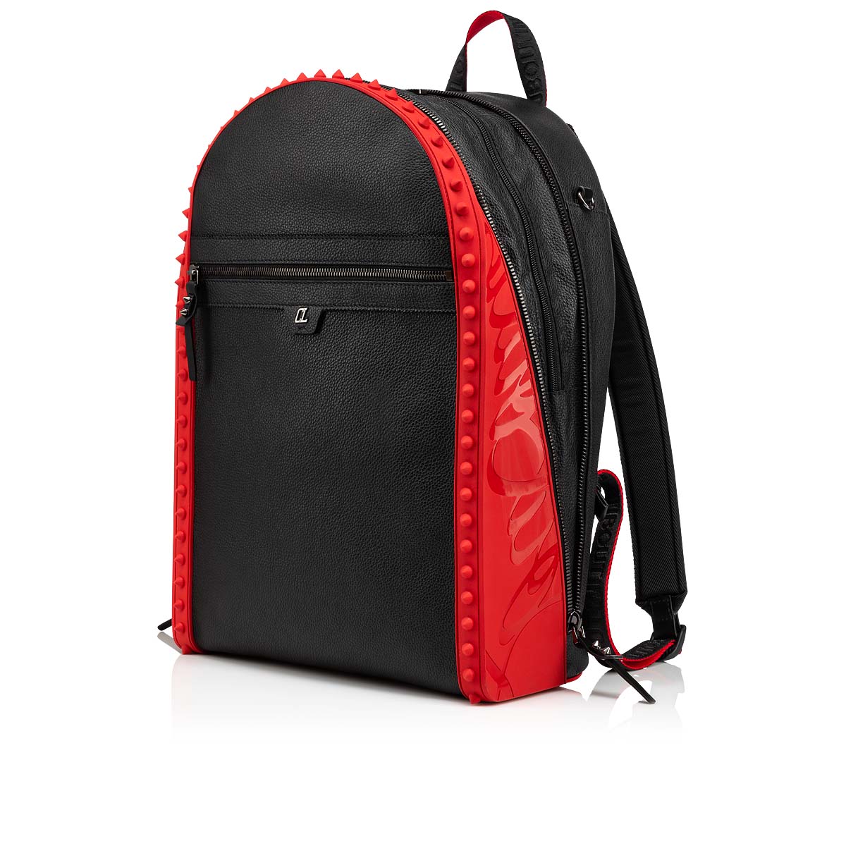 Black Men's Christian Louboutin Backparis Backpacks | Bs9SNlLi