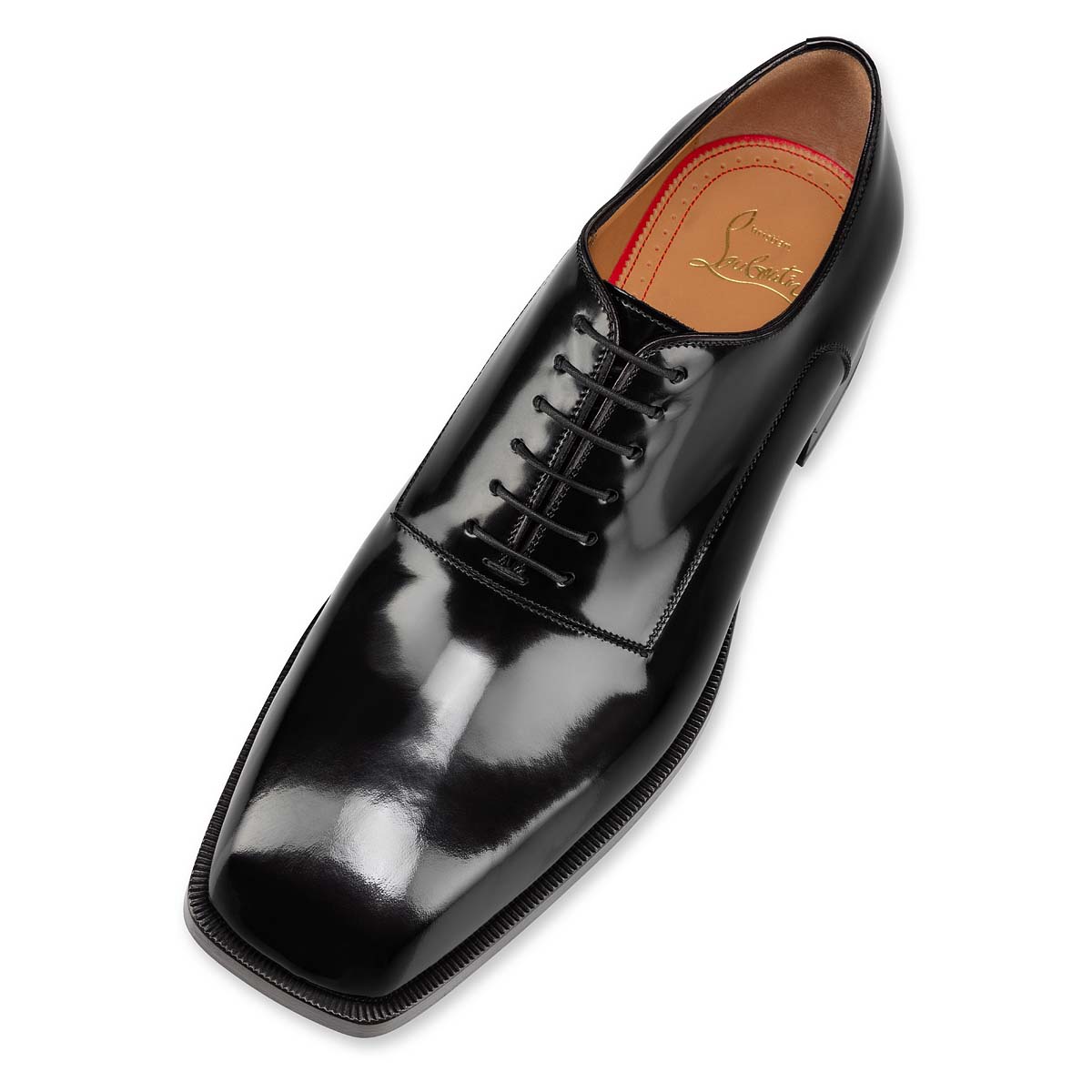 Black Men's Christian Louboutin Capitano Buckles & Lace-ups | 1Q2W21wz