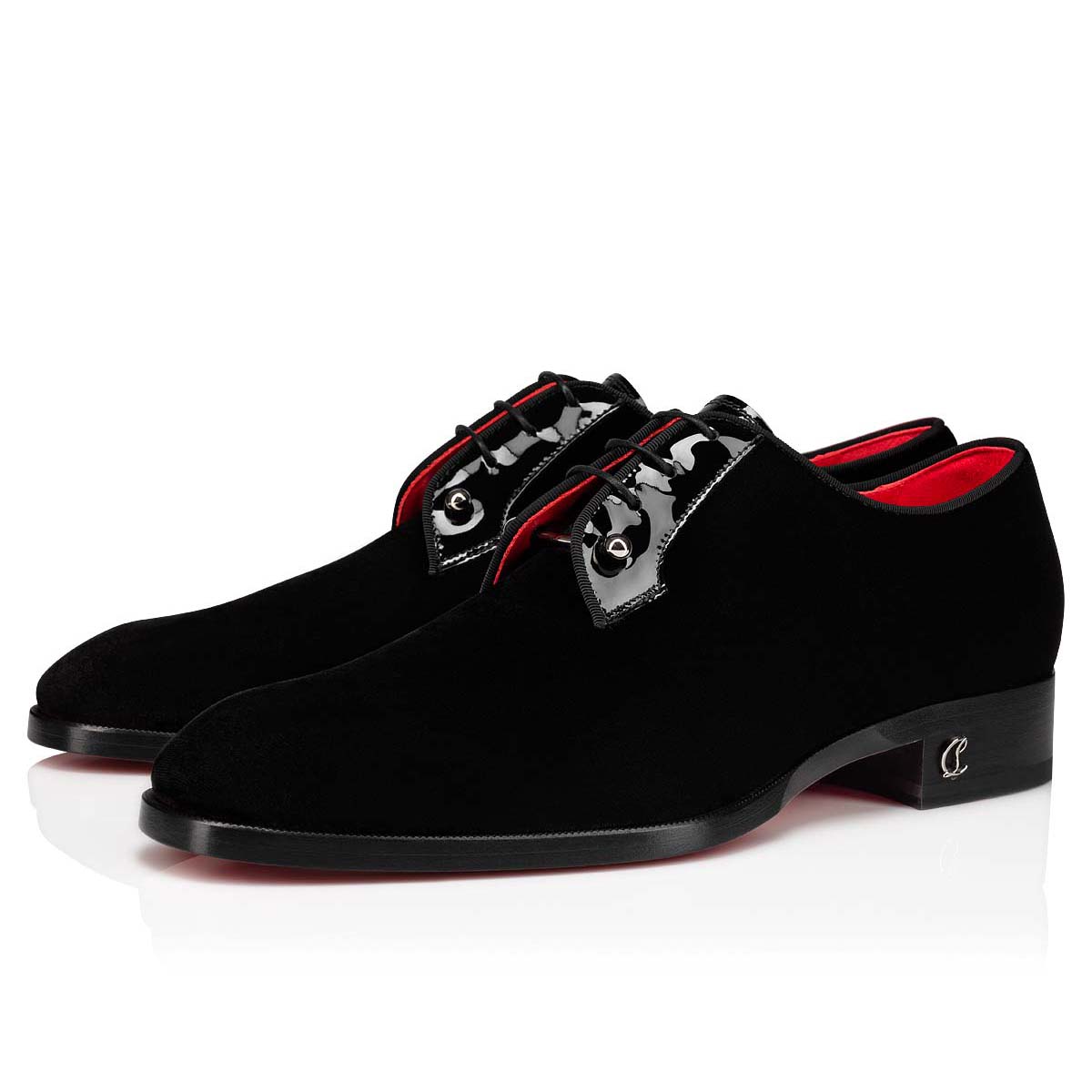 Black Men\'s Christian Louboutin Chambeliss Buckles & Lace-ups | Tm0etVxb