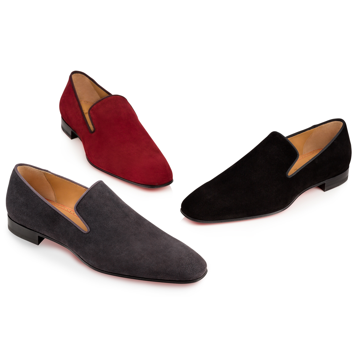 Black Men's Christian Louboutin Dandelion Loafers & Slip-ons | TUi2mZSY