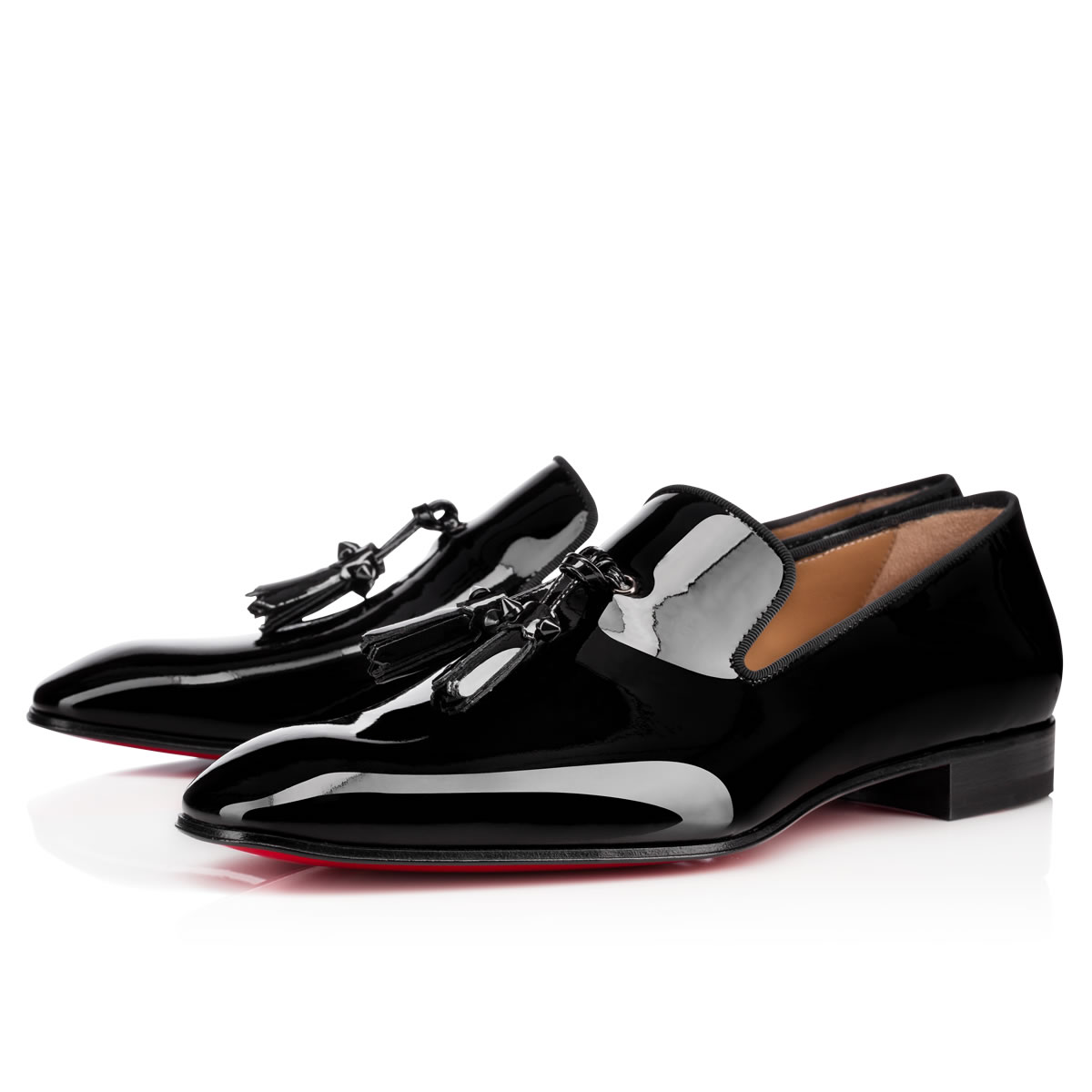 Black Men\'s Christian Louboutin Dandelion Tassel Loafers & Slip-ons | onADRX8S