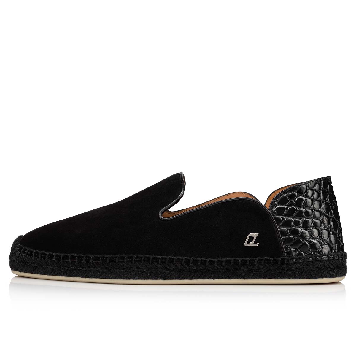 Black Men's Christian Louboutin Espadon Espadrilles | DonXpur8