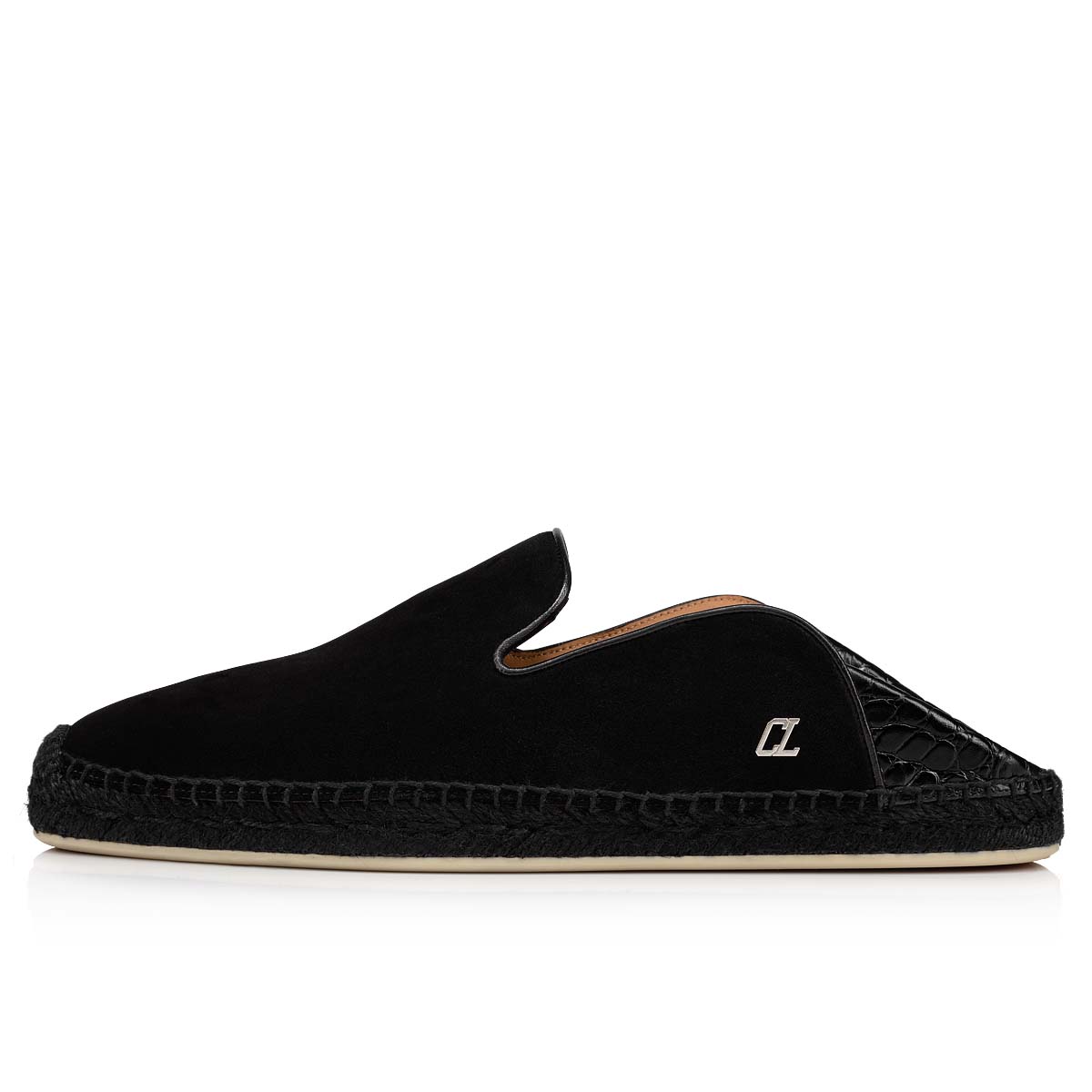 Black Men's Christian Louboutin Espadon Espadrilles | DonXpur8