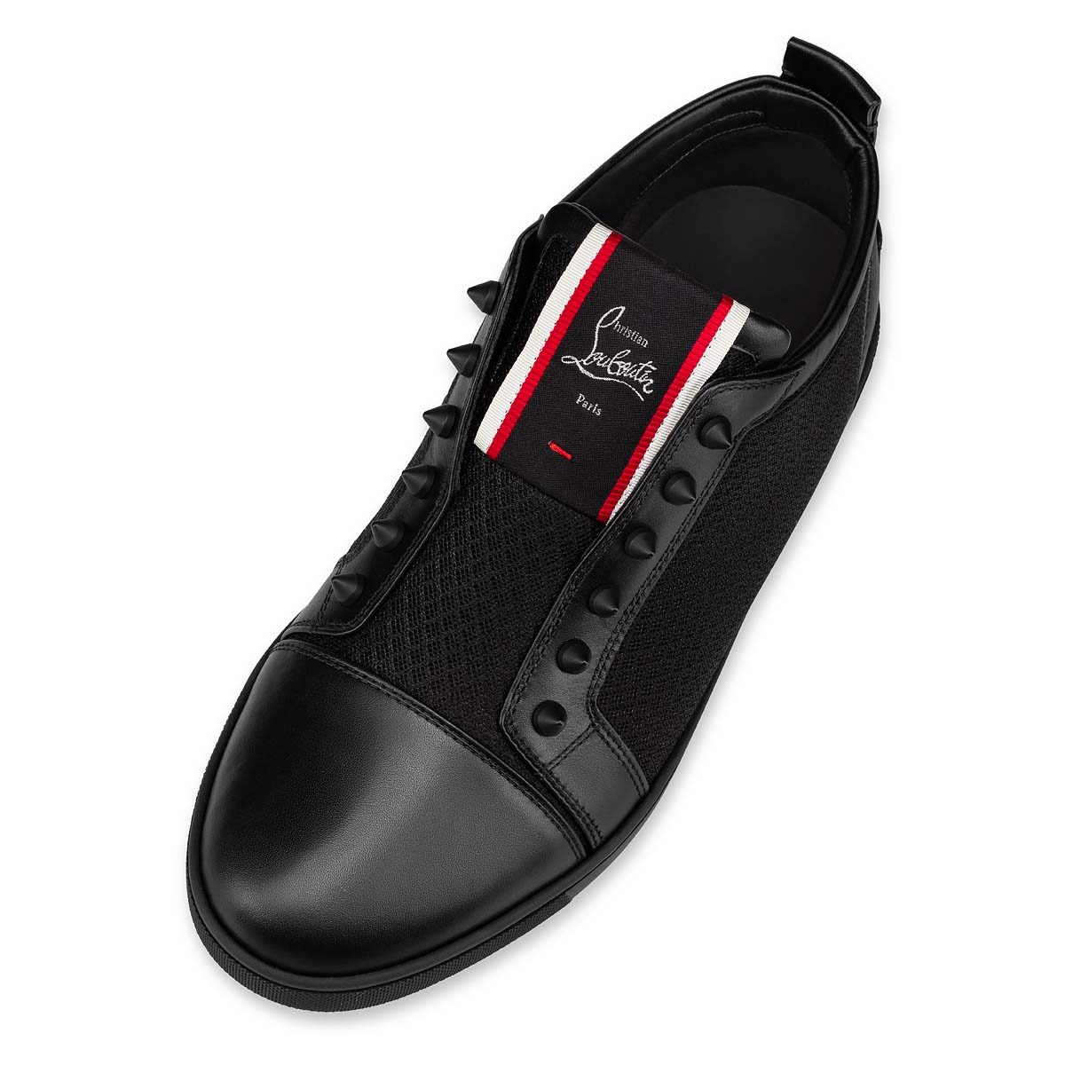 Black Men's Christian Louboutin F.A.V Fique A Vontade Low Top Sneakers | 0fdXTLr4