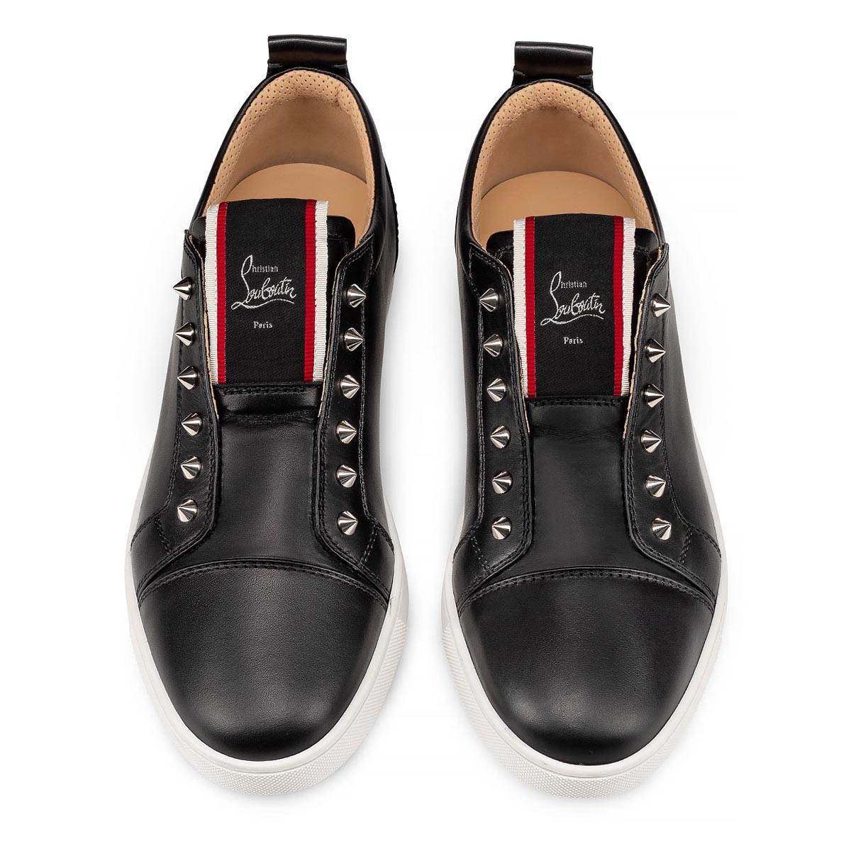 Black Men's Christian Louboutin F.A.V Fique A Vontade Low Top Sneakers | XNTiptOF