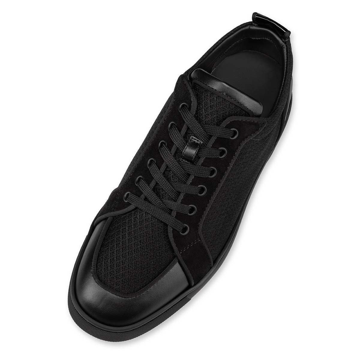 Black Men's Christian Louboutin Fun Rantulow Low Top Sneakers | zw8YSWAN