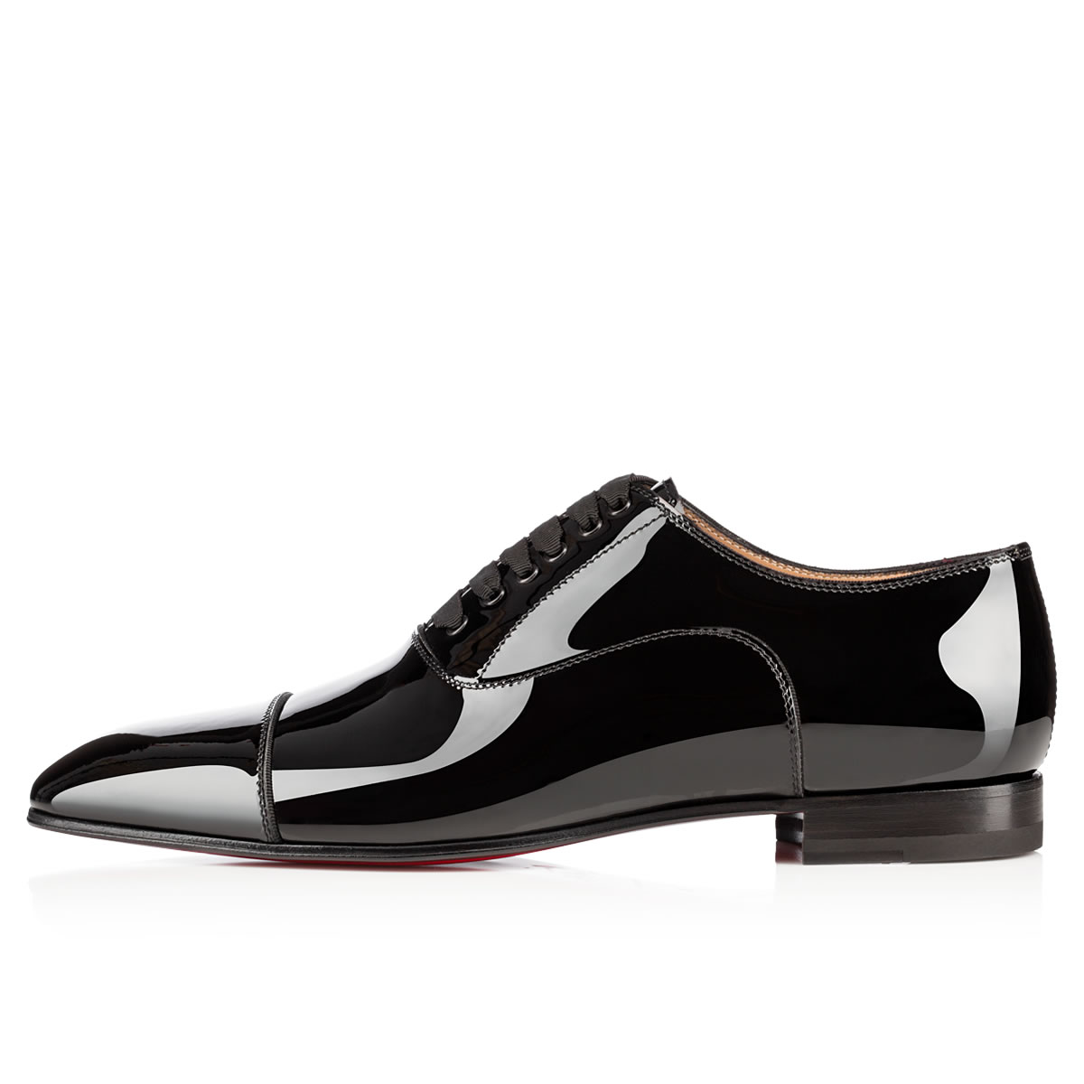 Black Men's Christian Louboutin Greggo Buckles & Lace-ups | CoLzkBOA