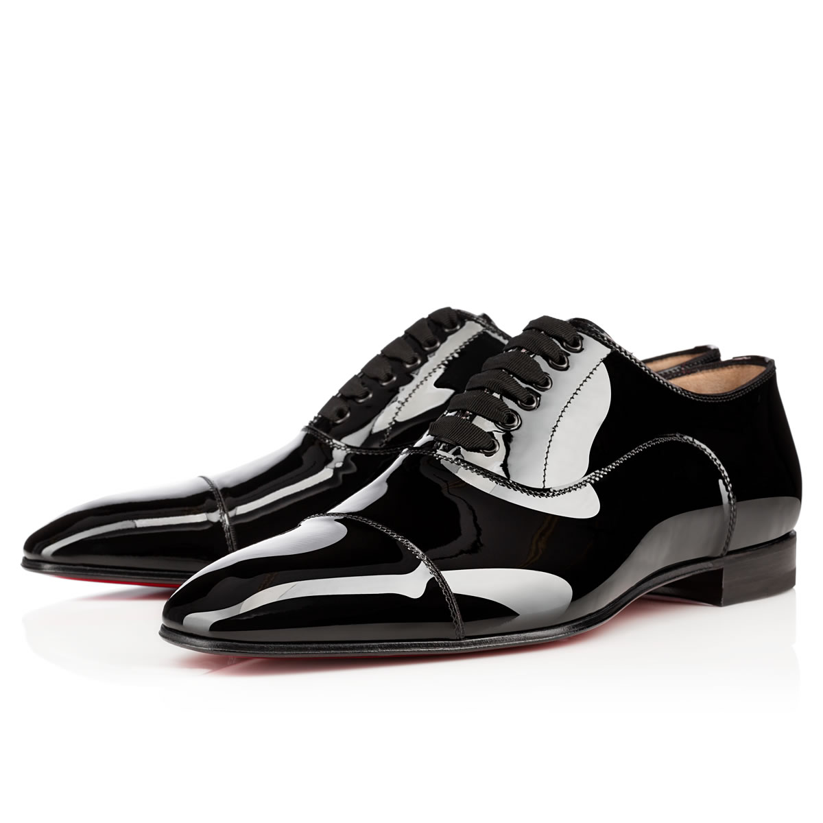 Black Men\'s Christian Louboutin Greggo Buckles & Lace-ups | CoLzkBOA