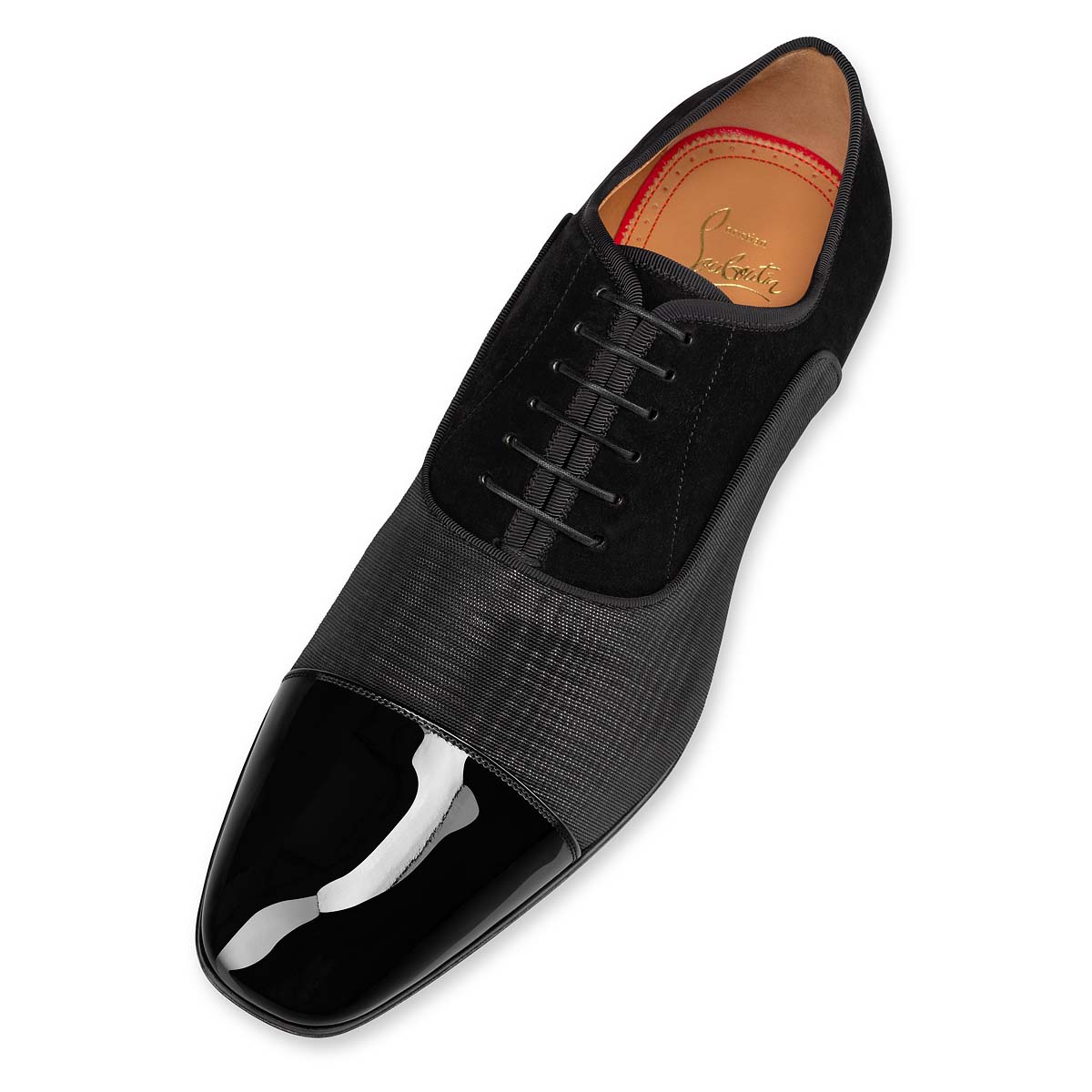 Black Men's Christian Louboutin Greggo Buckles & Lace-ups | MROxbwLm