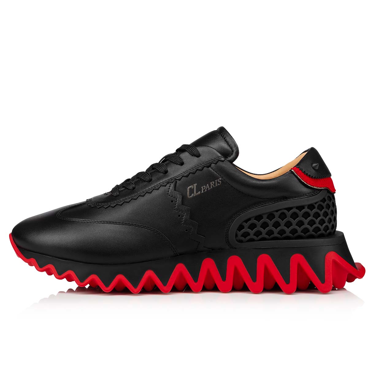 Black Men's Christian Louboutin Loubishark Man Low Top Sneakers | La1QLfXF