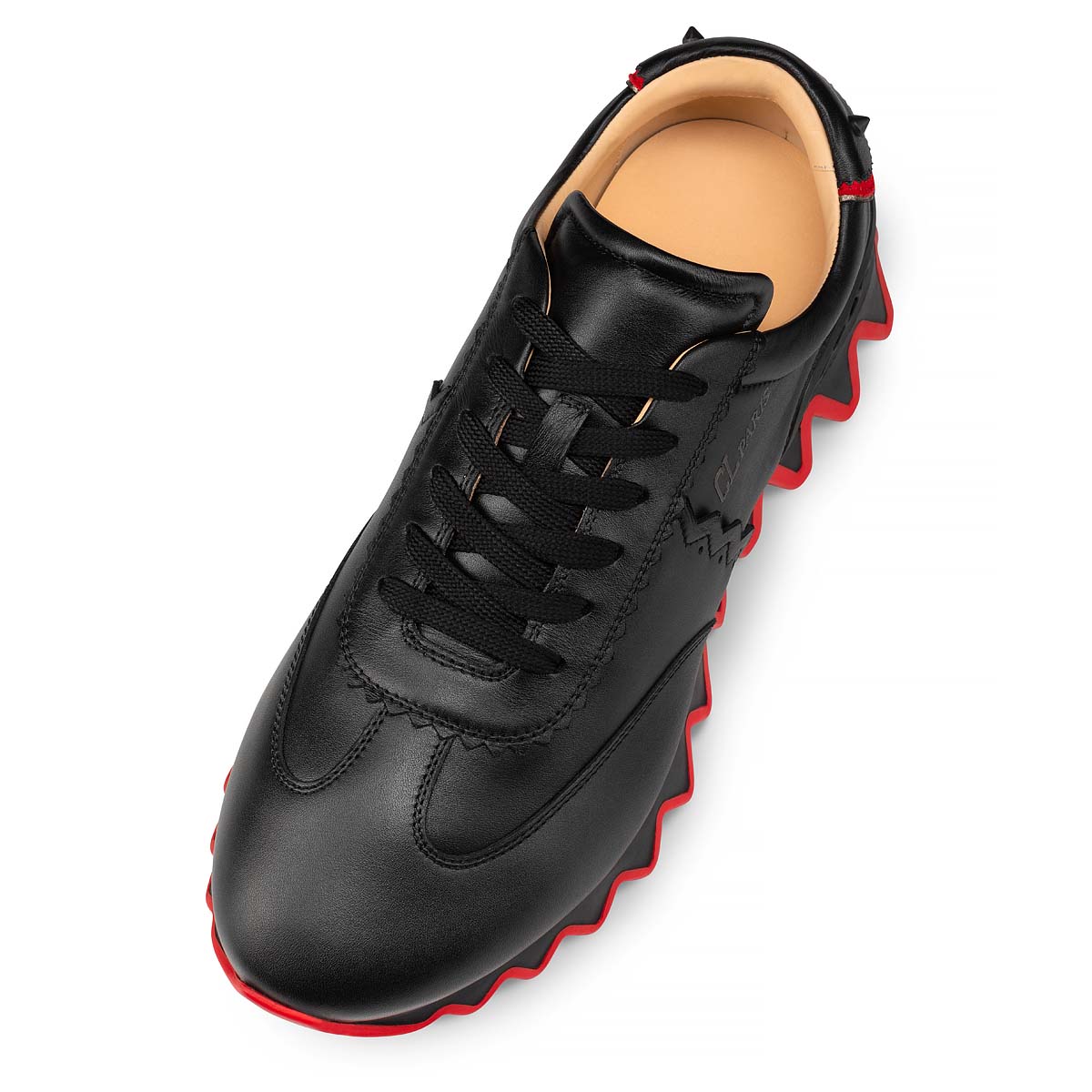 Black Men's Christian Louboutin Loubishark Man Low Top Sneakers | La1QLfXF