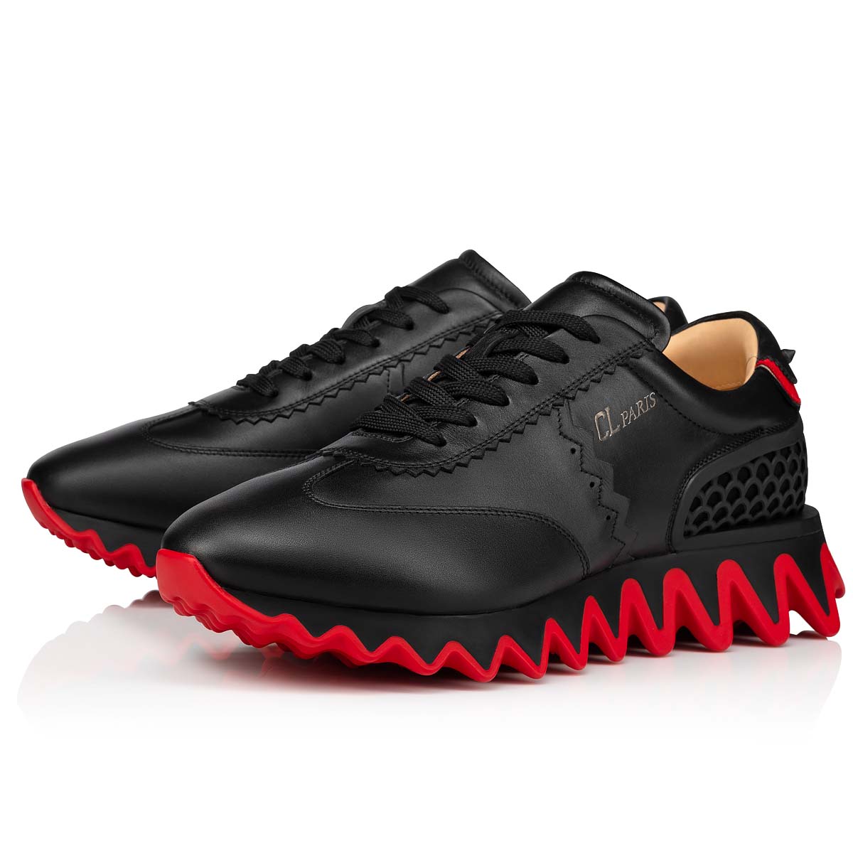 Black Men\'s Christian Louboutin Loubishark Man Low Top Sneakers | La1QLfXF