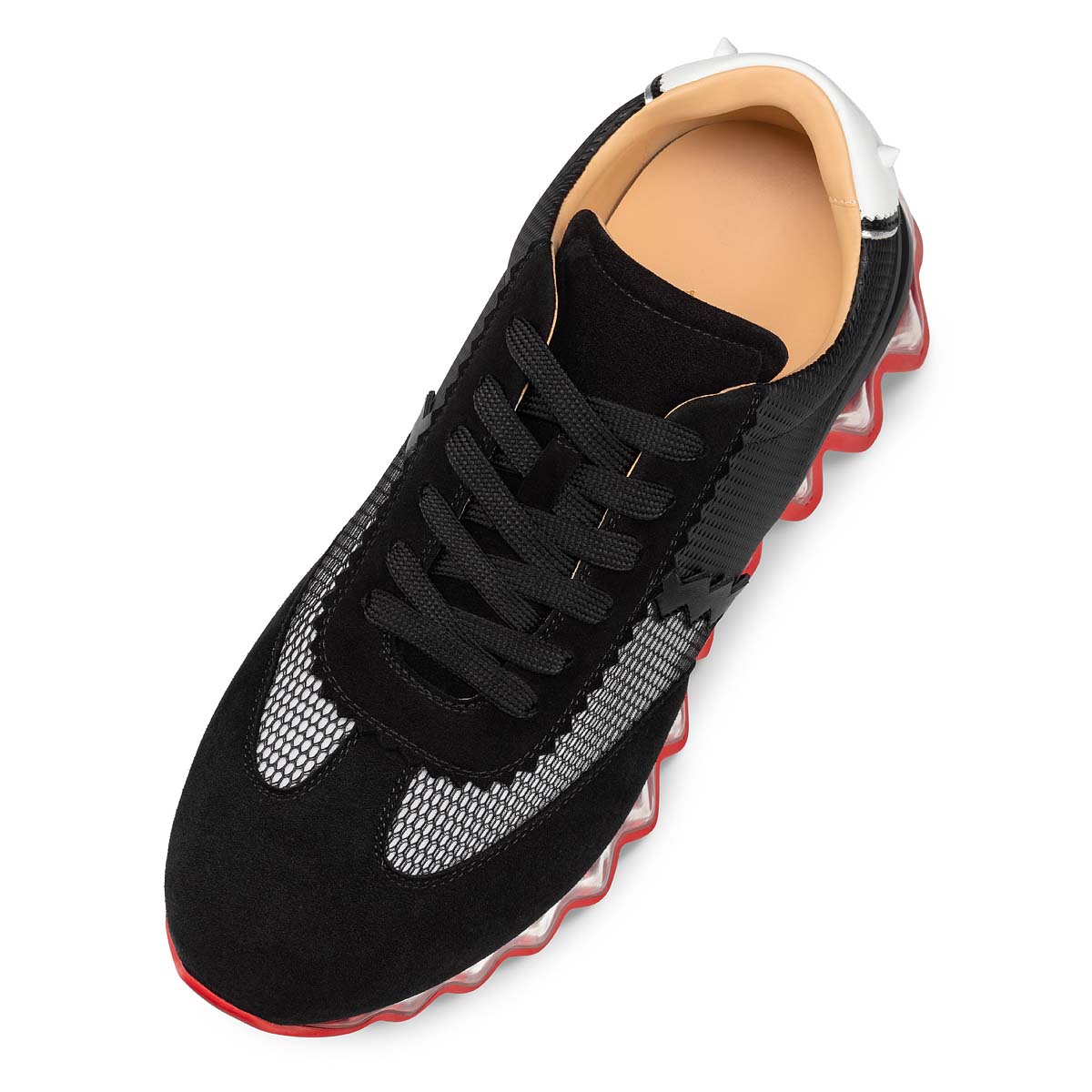 Black Men's Christian Louboutin Loubishark Man Low Top Sneakers | LbpTIktj