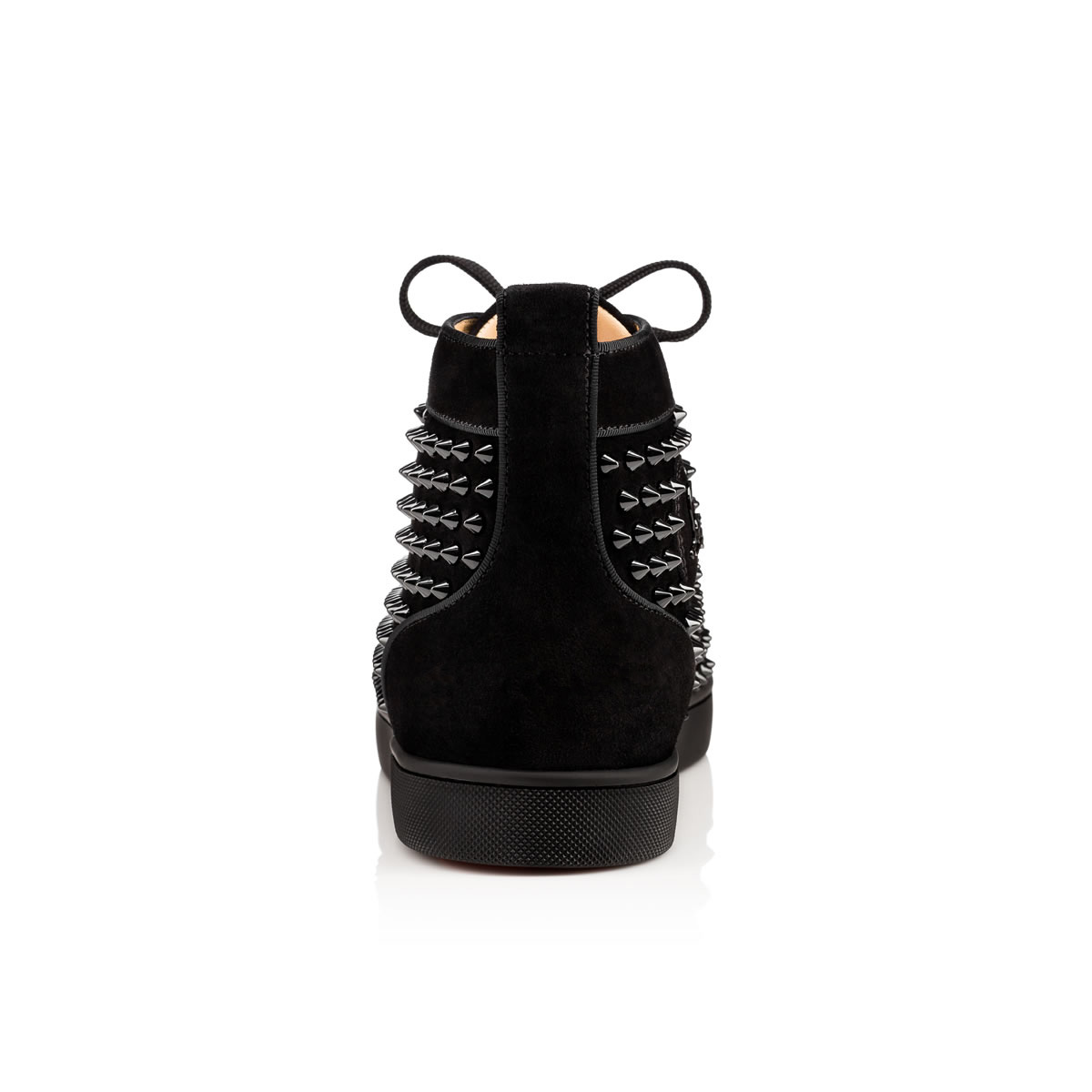 Black Men's Christian Louboutin Louis High Top Sneakers | 4kZKgQlK