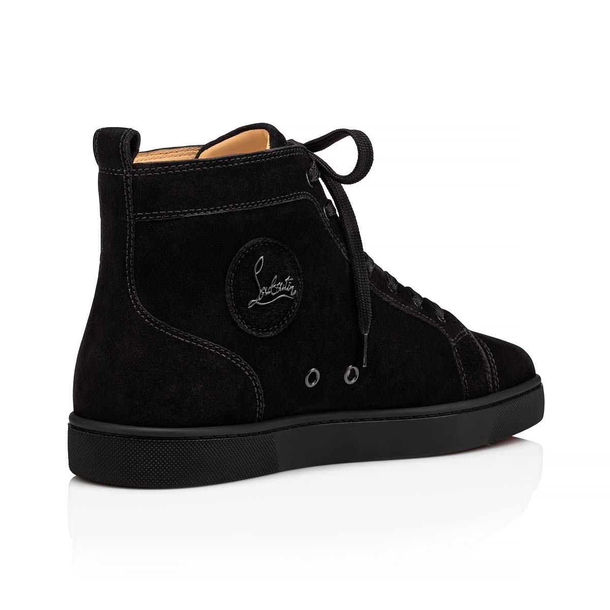 Black Men's Christian Louboutin Louis High Top Sneakers | NGTeiijO