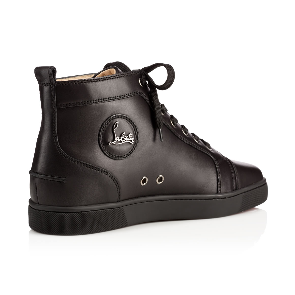 Black Men's Christian Louboutin Louis High Top Sneakers | TT635mqp