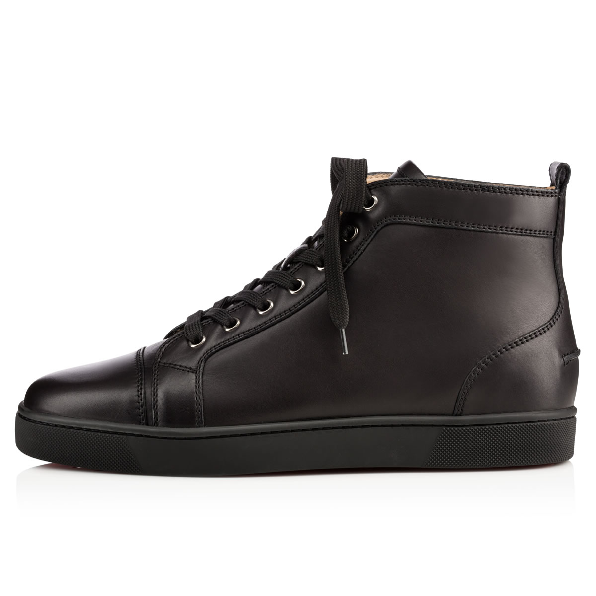 Black Men's Christian Louboutin Louis High Top Sneakers | TT635mqp