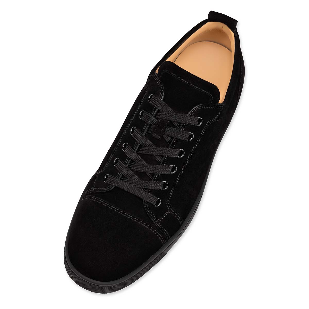 Black Men's Christian Louboutin Louis Junior Low Top Sneakers | Pc1ftGgC